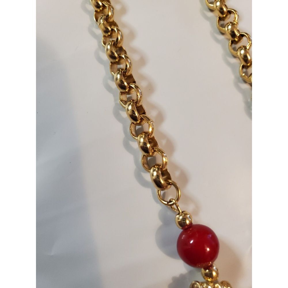 Vintage (70's) Goldtone Necklace - Picture 2 of 4